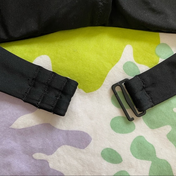 AERIE BLACK BANDEAU BIKINI TOP - Picture 6 of 9